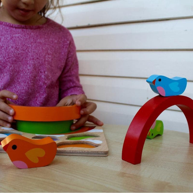 Bird And Rainbow Puzzle-Educational Play-My Happy Helpers