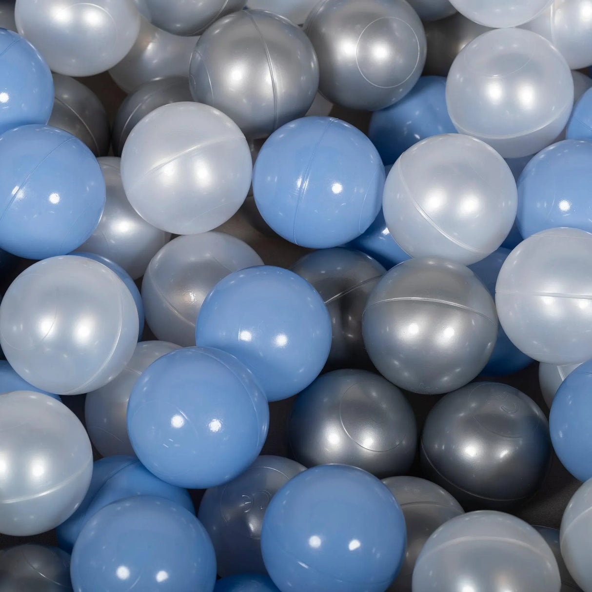 Blue Ball Pit for Children - Blue / Grey Balls