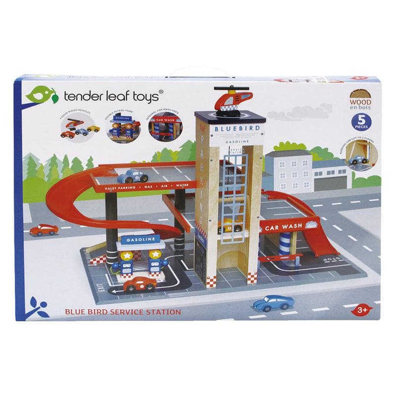 Blue Bird Service Station-Toy Vehicles-My Happy Helpers