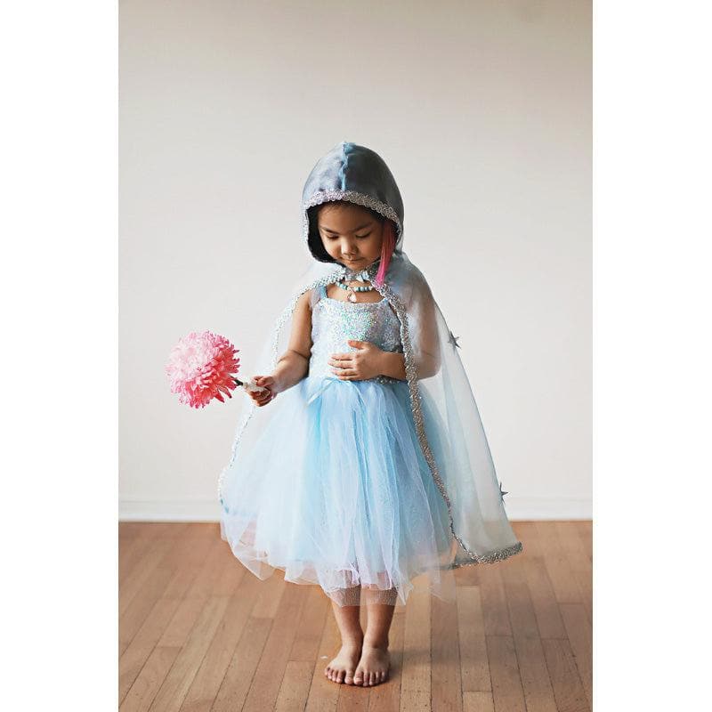 Blue & Silver Snow Queen Cape