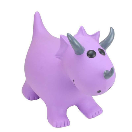 Bouncer - Purple Triceratops-Babies and Toddlers-My Happy Helpers