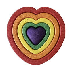 Stepping Stone - Rainbow Hearts