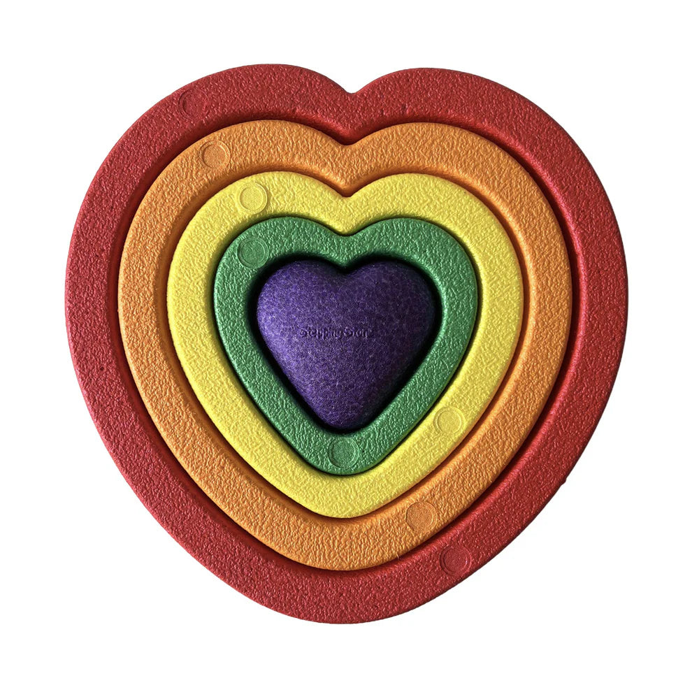 Stepping Stone - Rainbow Hearts