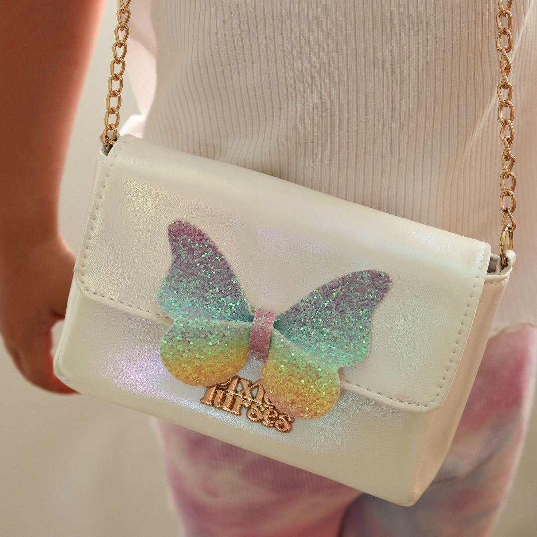 Butterfly Sparkle - Shimmer White