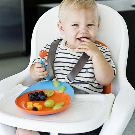 Boon CATCH Plate – when kids miss their mouth, Catch Plate catches the food so they can try again
