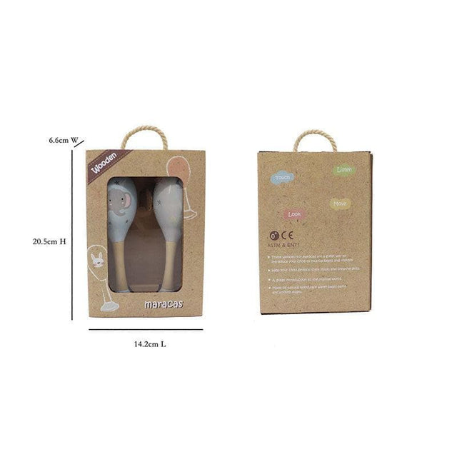Calm and Breezy Wooden Maraca Calm and Breezy Wooden Maraca