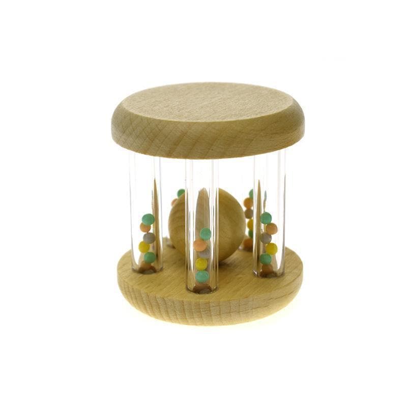 Calm and Breezy - Wooden Rattle with Rainbow Bead-Babies and Toddlers-My Happy Helpers