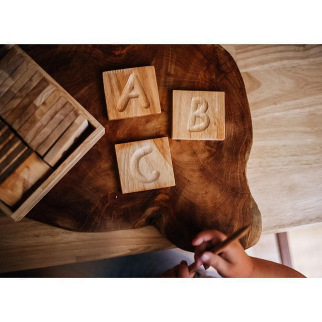 Capital Letter Spelling Tiles