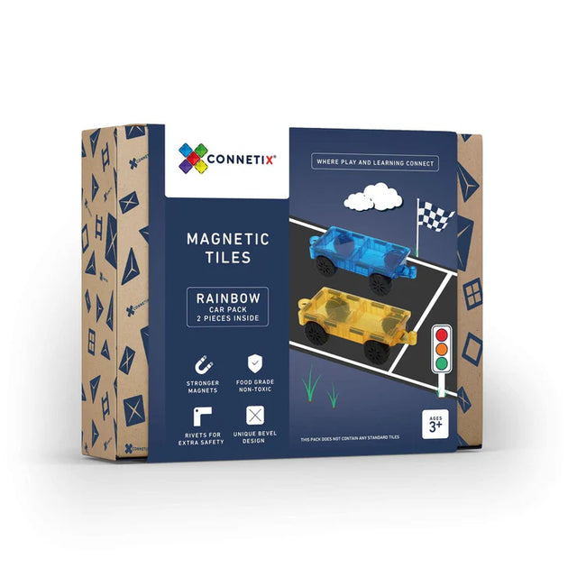 Connetix Tiles 104 Piece Creative Car Bundle