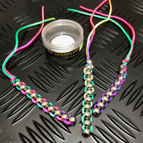 HAND Caterpillar Fidget - Rainbow Cord