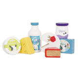 Cheese & Dairy Wooden Market Crate - 8 Piece