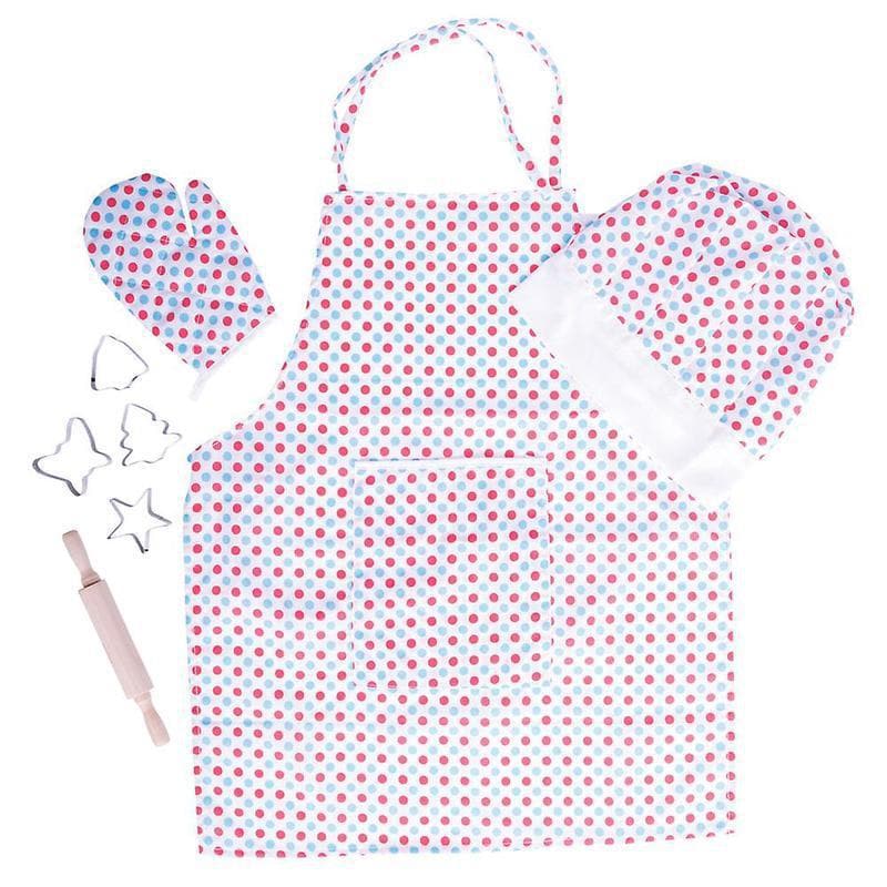 Bigjigs Chefs Set play kitchen toy – dressed for culinary greatness
