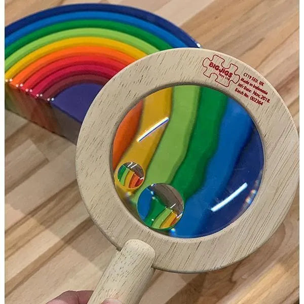 Bigjigs Children's Magnifying Glass educational toy – the world, enlarged and astonishing