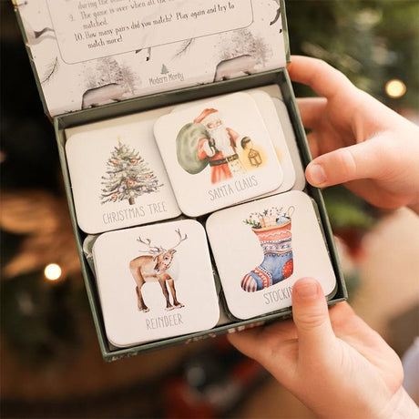 Christmas Memory Card Game-Educational Play-My Happy Helpers