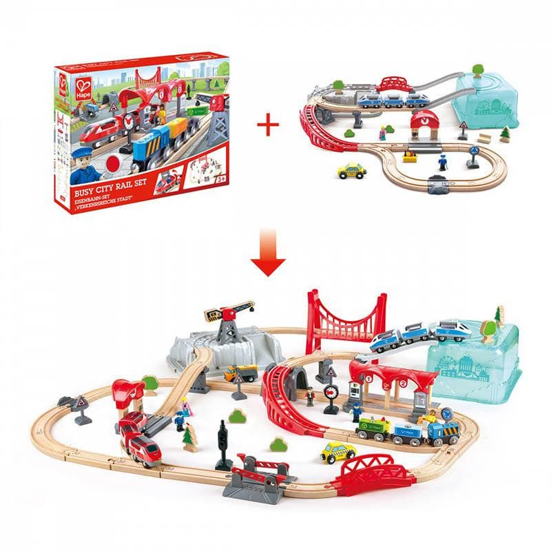 City Train Bucket Set