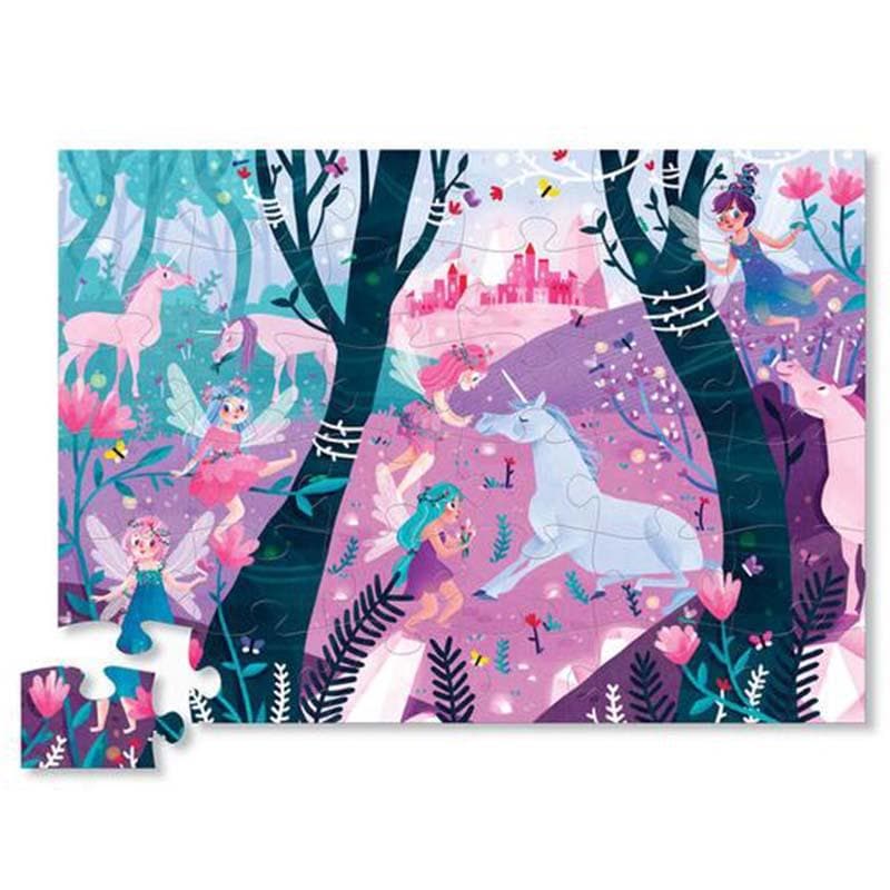 Classic Floor Puzzle 36pc - Unicorn Forest | My Happy Helpers