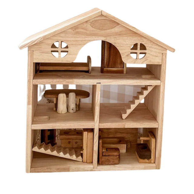 Classic Wooden Dollhouse