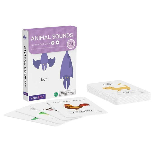Cognitive Flash Cards - Animal Sounds-Educational Play-My Happy Helpers