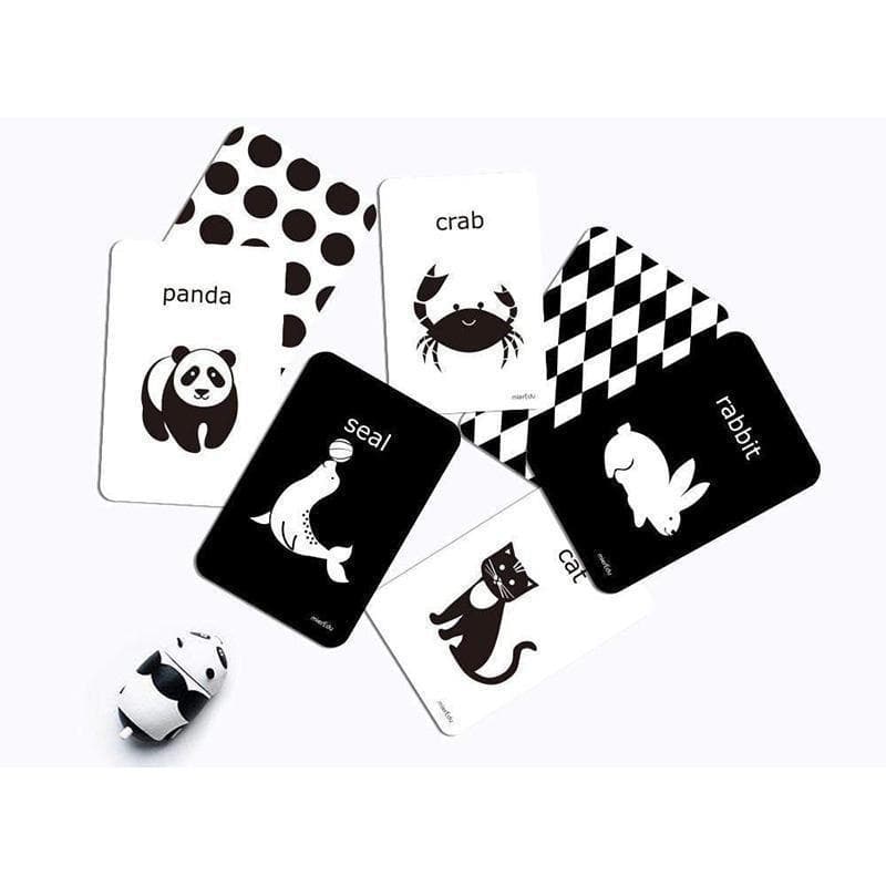Cognitive Flash Cards - Black & White
