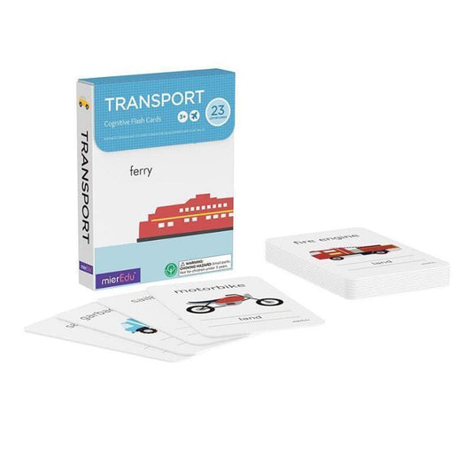 Cognitive Flash Cards - Transport-Educational Play-My Happy Helpers