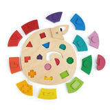Colour Me Happy - Wooden Worm Puzzle-Educational Play-My Happy Helpers
