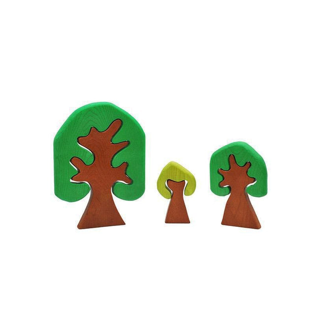 Coloured Wooden Trees