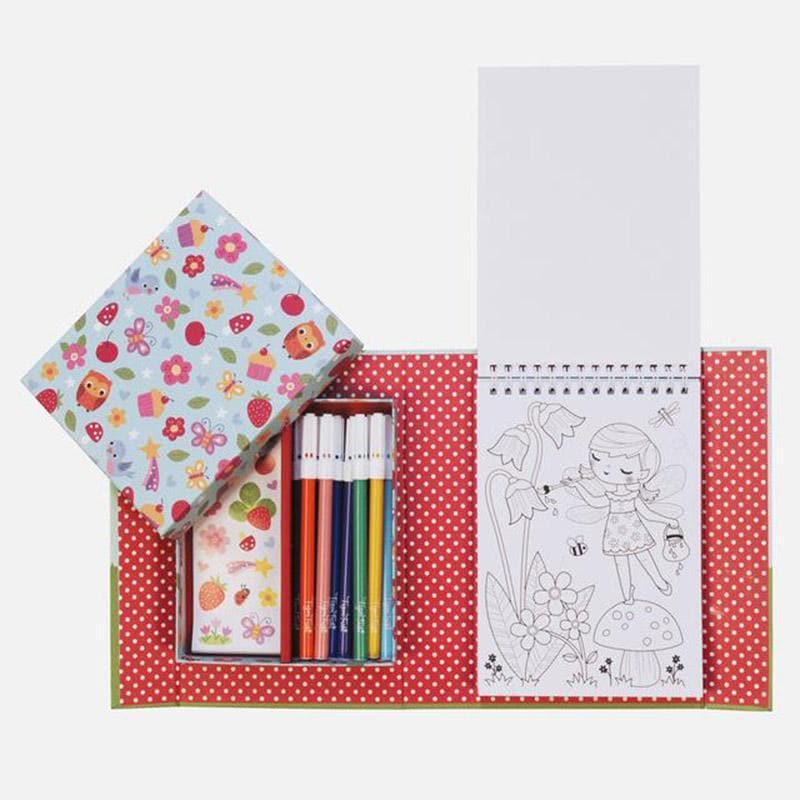 Colouring Set - Forest Fairies in use
