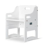 Combination Table & Single Chair - White-Furniture & Décor-My Happy Helpers