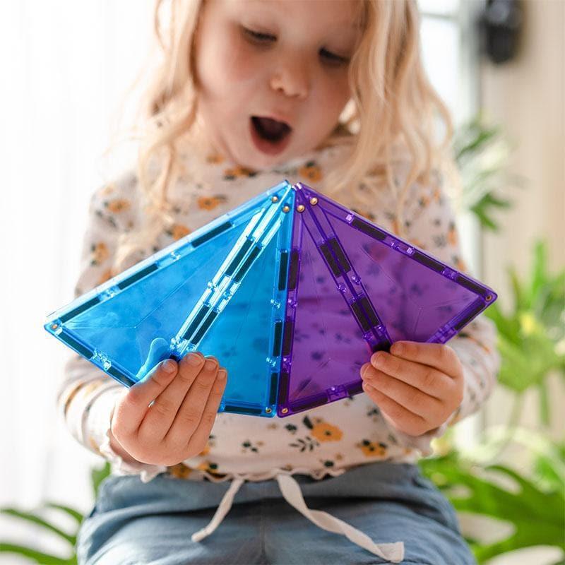 Close-up detail of the Connetix 30 Piece Geometry Pack