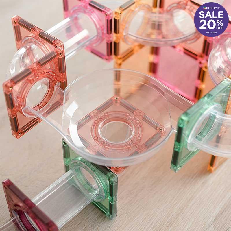 Connetix 80 pc Pastel Ball Run Expansion Pack