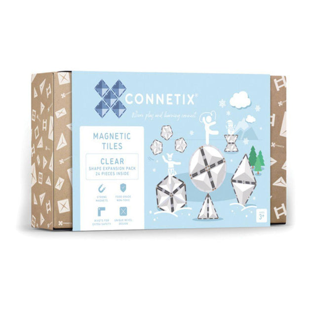 Connetix Clear Shape Expansion pack 24 piece