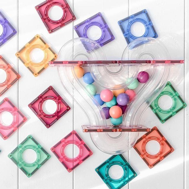 Connetix Pastel Ball Run Pack 106pc