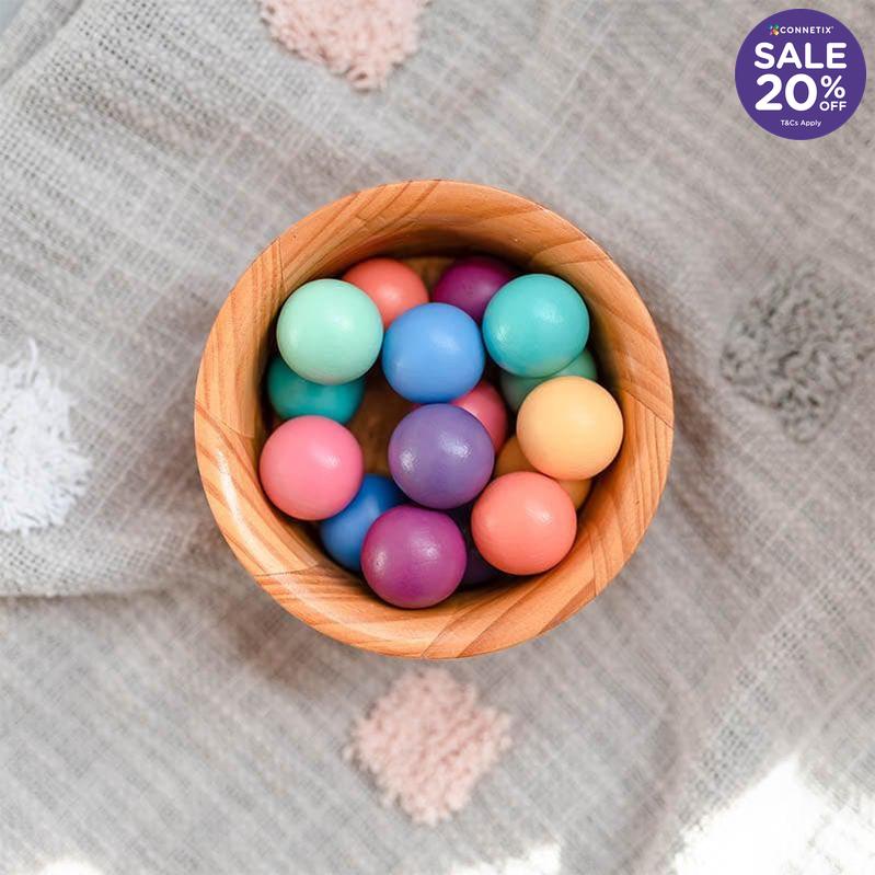 Connetix Pastel Replacement Ball Pack - 16pc