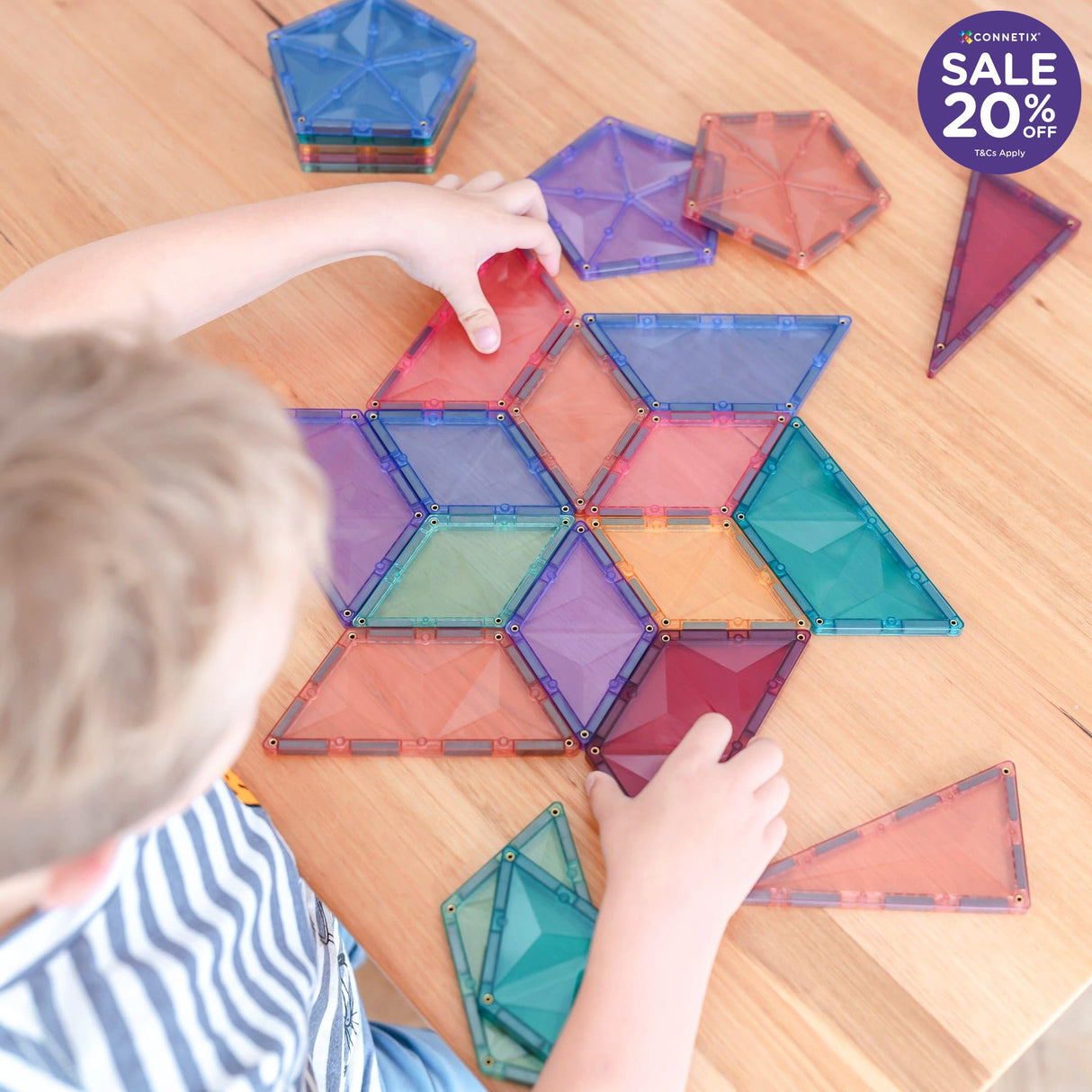 Connetix Pastel Shape Expansion Pack 48pc