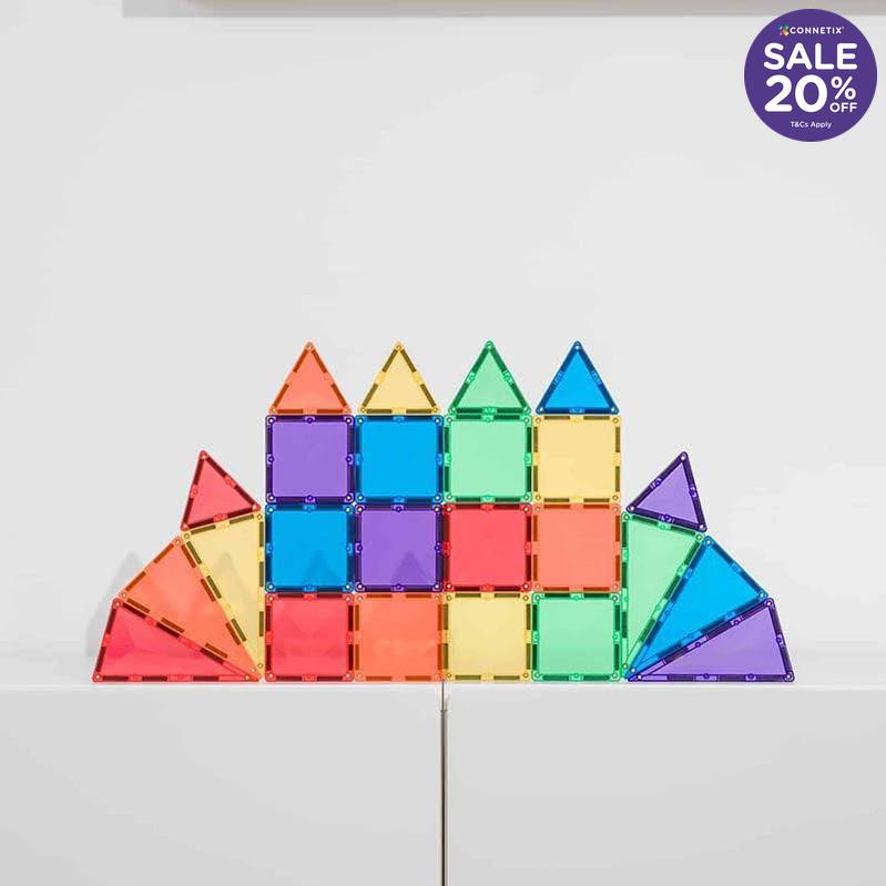 Connetix Rainbow Mini Pack - 24pc
