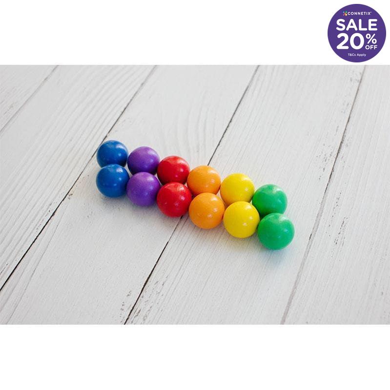 Connetix Rainbow Replacement Ball Pack - 12pc