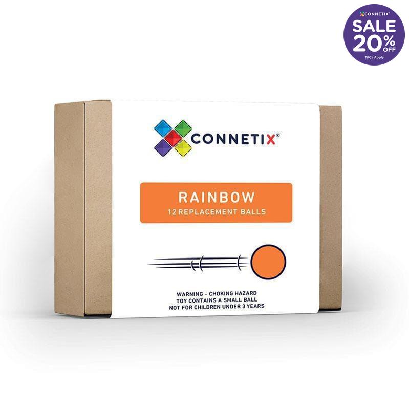 Connetix Rainbow Replacement Ball Pack - 12pc