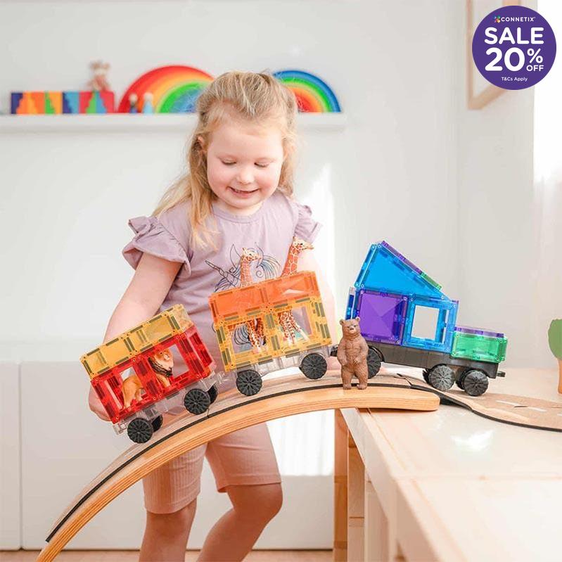 Connetix Rainbow Transport Pack - 50pc