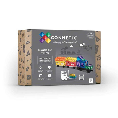 Connetix Rainbow Transport Pack - 50pc