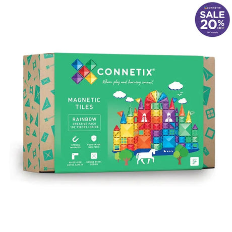 Connetix Tiles 104 Piece Creative Car Bundle