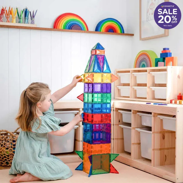 Connetix Tiles 104 Piece Creative Car Bundle
