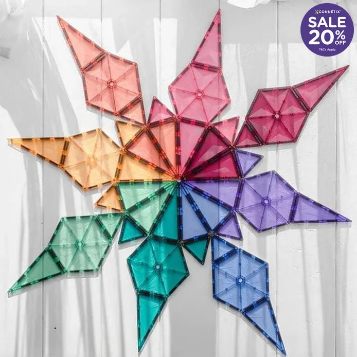Connetix Tiles 308 Piece Pastel Ball Run Mega Bundle