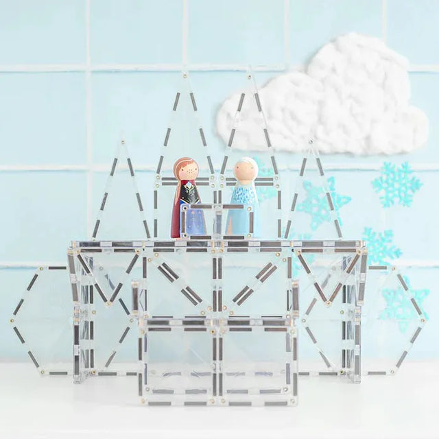 Connetix Tiles 36 Piece Clear Pack Bundle