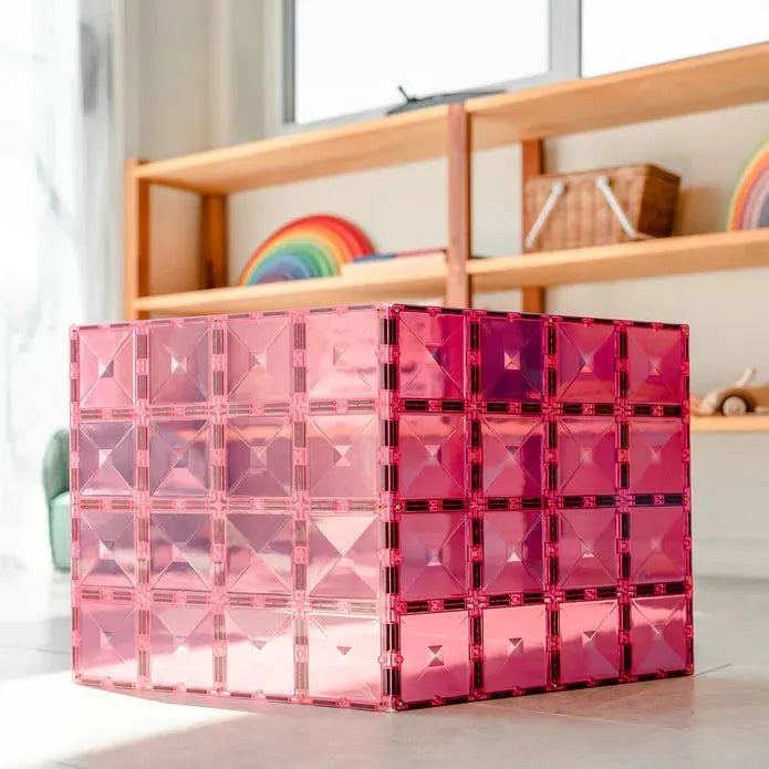 Close-up detail of the Connetix 8 Piece Base Plate Bundle