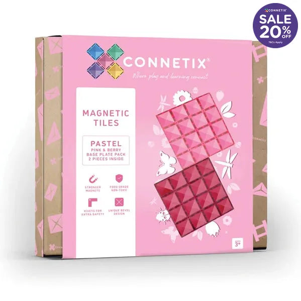 Connetix Tiles 8 Piece Base Plate Bundle