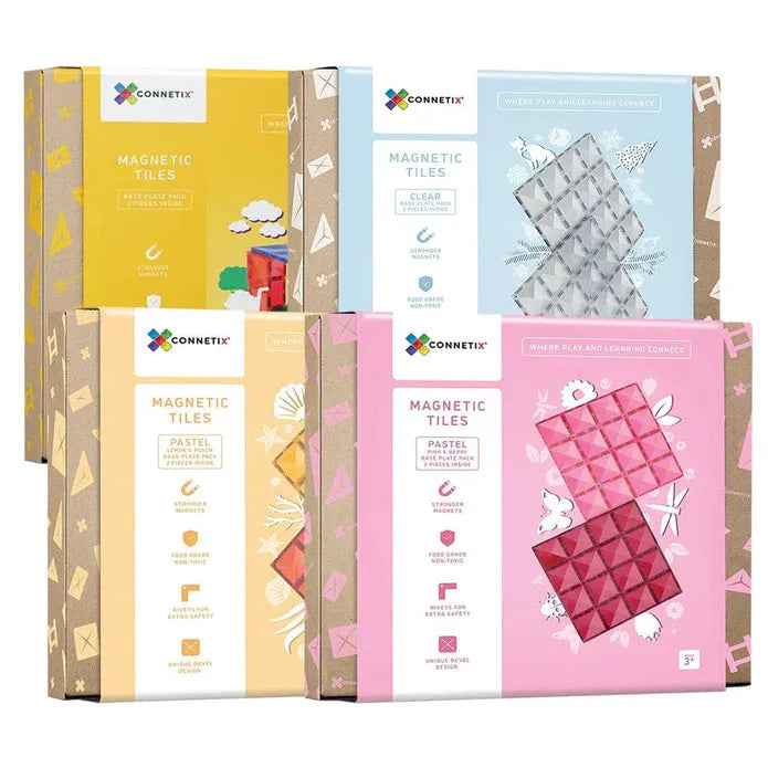 Connetix Tiles 8 Piece Base Plate Bundle | Connetix tiles – My Happy ...