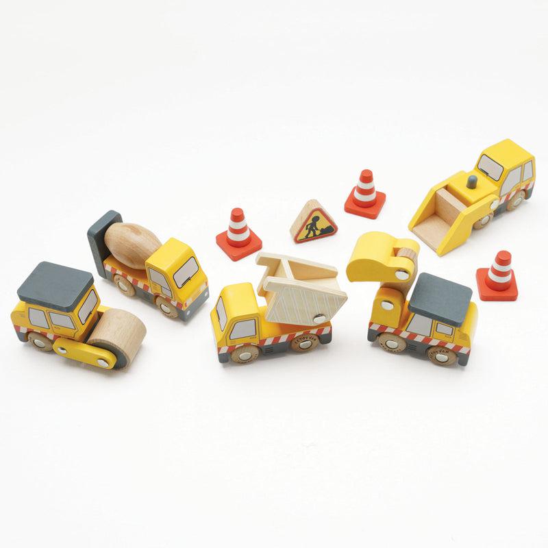 Close-up detail of the Le Toy Van Construction Set