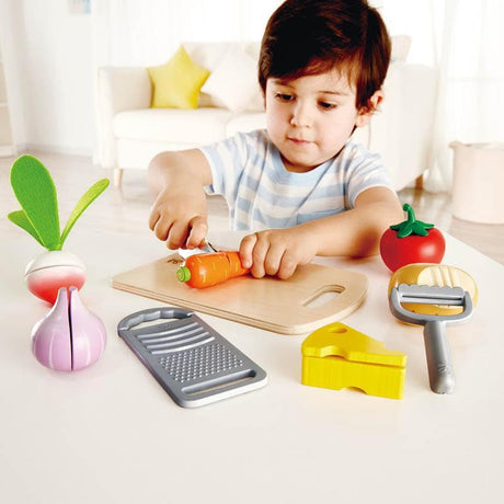Hape Cooking Essentials play kitchen toy – it’s time for dinner