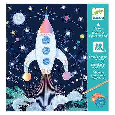 Cosmic Mission Scratch Cards-Creative Play & Crafts-My Happy Helpers