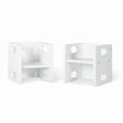 Cube Weaning Chair - White Twin Pack